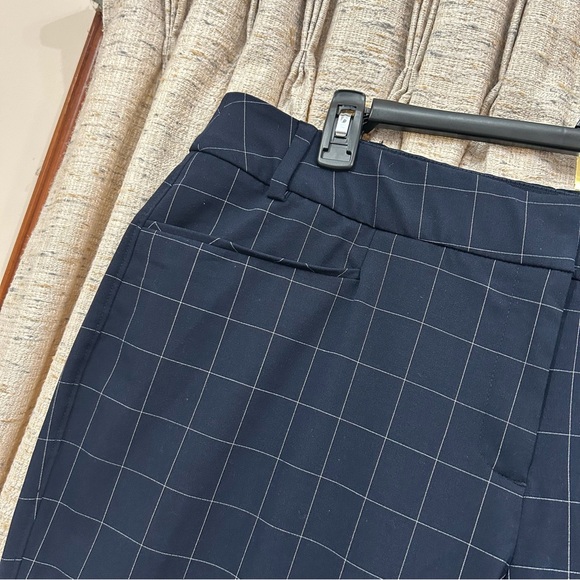 Lane Bryant 'The Lena' Navy Plaid Pants - Picture 2 of 5
